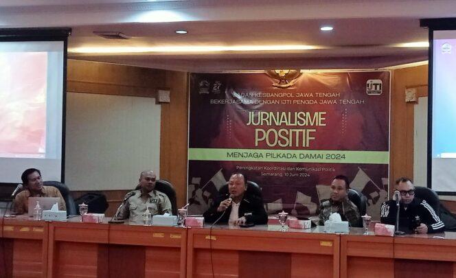 
					IJTI Jawa Tengah Gelar Diskusi Jurnalisme Positif untuk Pemilu Damai 2024