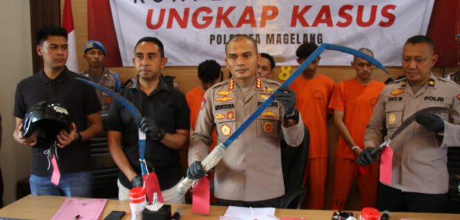 
					Polresta Magelang Amankan Pelaku dan Korban Tawuran di Secang