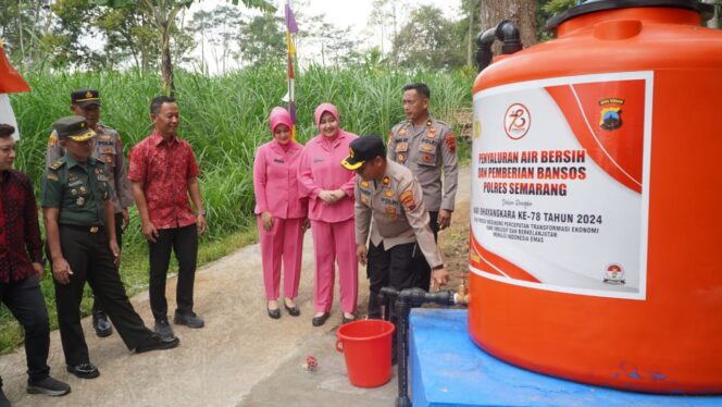 
					Polres Semarang Resmikan Penampungan Air Bersih di Getasan