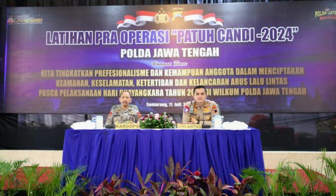 
					Polda Jawa Tengah akan Gelar Operasi Patuh Candi 2024 di 35 Polres