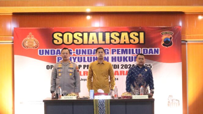 
					Persiapan Pilkada 2024, Polres Jepara Gelar Sosialisasi Hukum dan Undang-Undang