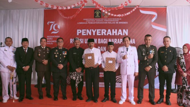 
					HUT ke-79 RI: 231 Narapidana di Lapas Brebes Terima Remisi Umum