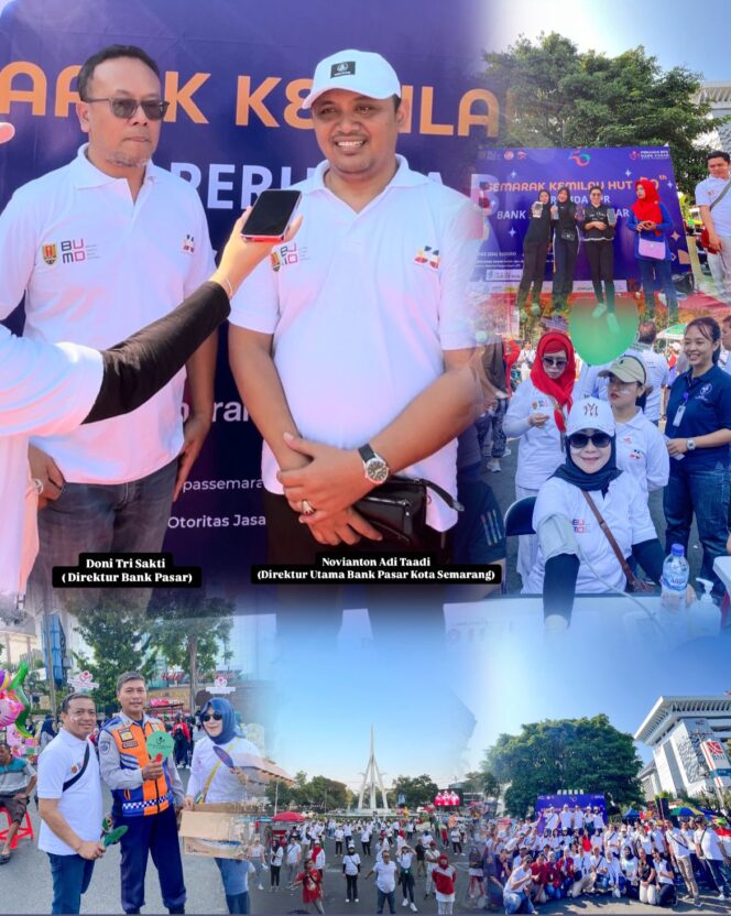
					Semarak Emas 50 Tahun Perumda BPR Bank Pasar Kota Semarang di Car Free Day Simpang Lima