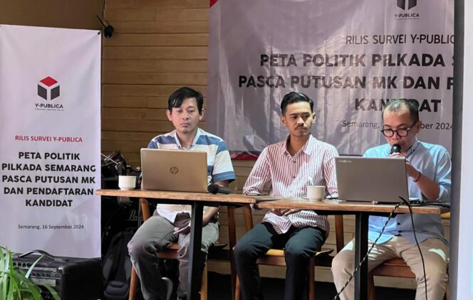 
					Survei Y-Publica: Publik Puas Kinerja Pemkot Semarang, Approval Rating 72,4 Persen
