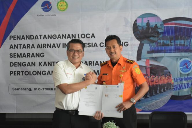 
					Kerja sama Kantor Pencarian dan Pertolongan Semarang dengan Airnav Indonesia untuk Percepat Penanganan Kecelakaan Pesawat Udara