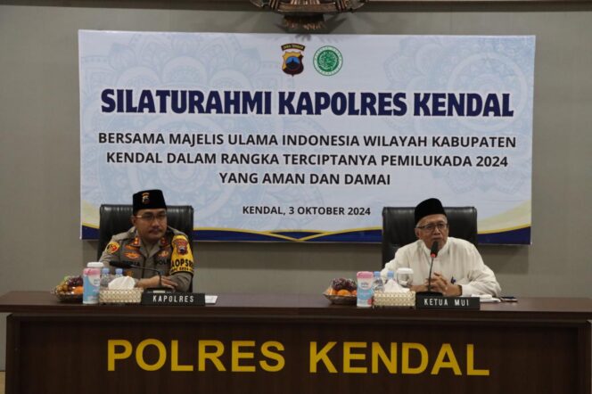
					Silaturahmi Polres Kendal dengan MUI untuk Jaga Kamtibmas Jelang Pilkada 2024