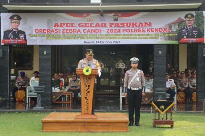
					Satlantas Polres Kendal Gelar Operasi Zebra Candi 2024