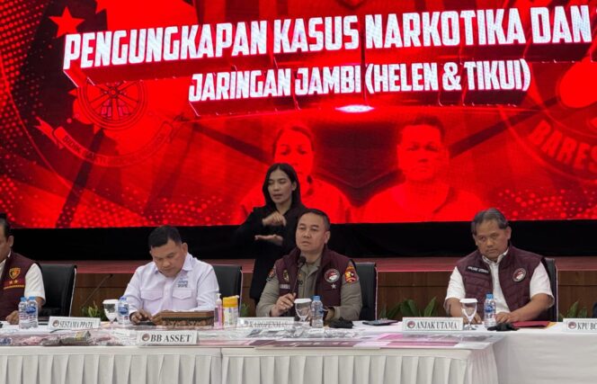 
					Jaringan Narkoba Wilayah Jambi Berhasil Diungkap Bareskrim Polri 