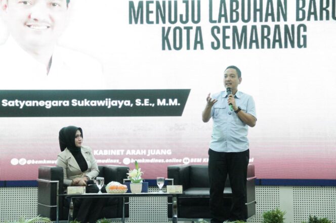 
					Yoyok Sukawi Paparkan Rencana Pembangunan Kota Semarang di Hadapan Mahasiswa Udinus