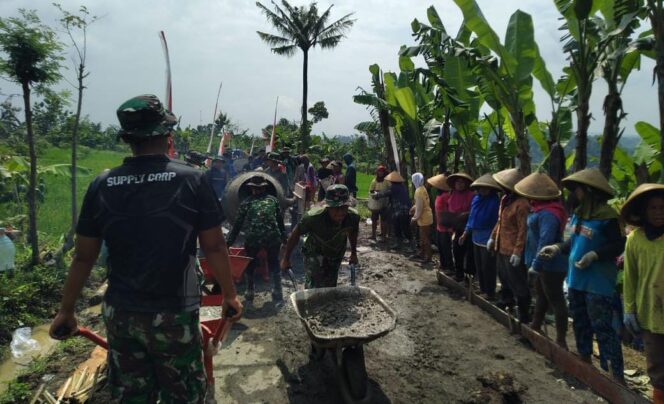 
					TMMD Kodim 0724/Boyolali Bangun Infrastruktur dan Perkuat Kebersamaan di Desa Kalinanas