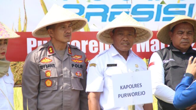 
					Polres Purworejo Gelar Panen Raya Padi untuk Perkuat Ketahanan Pangan Nasional 2025