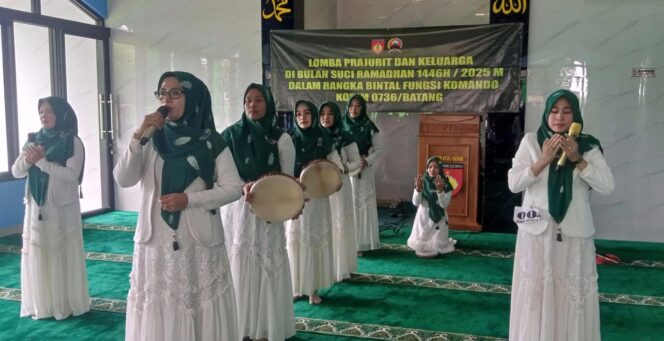 
					Persit KCK Cabang XXIV Kodim 0736/Batang Gelar Lomba Qasidah Rebana