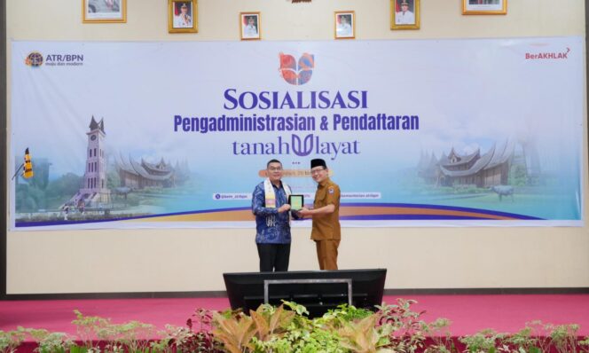 
					Sosialisasi di Payakumbuh, Wamen Ossy Sebut Pendaftaran Tanah Ulayat sebagai Bentuk Penghormatan Negara terhadap Adat dan Tradisi