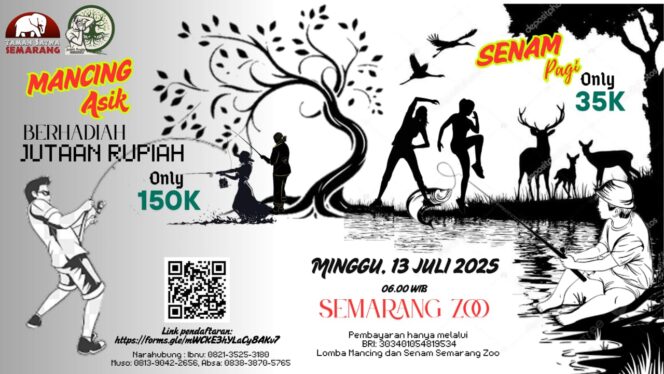 
					Semarang Zoo dan Jurnalis Pemerhati Konservasi Gelar Acara Seru: Lomba Mancing dan Senam 