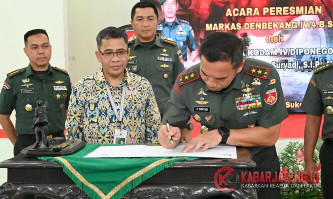 
					Markas Baru Denbekang IV/4.B Resmi Beroperasi, Pangdam IV/Diponegoro Apresiasi Fasilitas Modern dan Lengkap