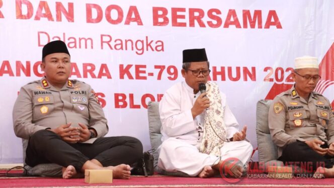
					Doa Bersama Warnai Persiapan Hari Bhayangkara ke-79 di Polres Blora