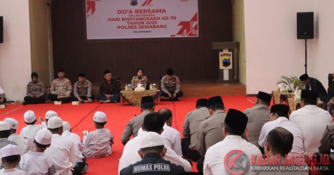 
					Doa Bersama Polres Semarang Sambut Hari Bhayangkara ke-79, Wujud Syukur dan Toleransi Antarumat Beragama