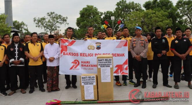 
					Polres Demak Laksanakan Bakti Religi Jelang Hari Bhayangkara ke-79, Pererat Toleransi Antarumat Beragama