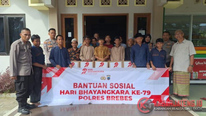 
					Polres Brebes Gelar Bakti Sosial di Panti Asuhan Muhammadiyah Sambut Hari Bhayangkara ke-79