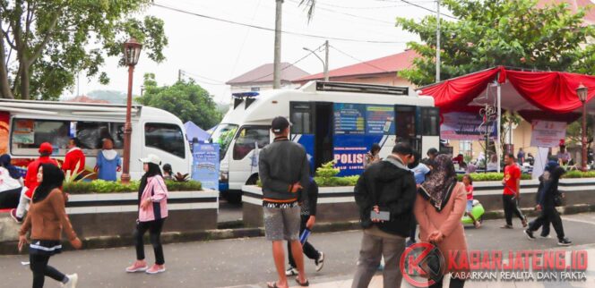 
					Polres Semarang Hadirkan Layanan Publik di Tengah Car Free Day