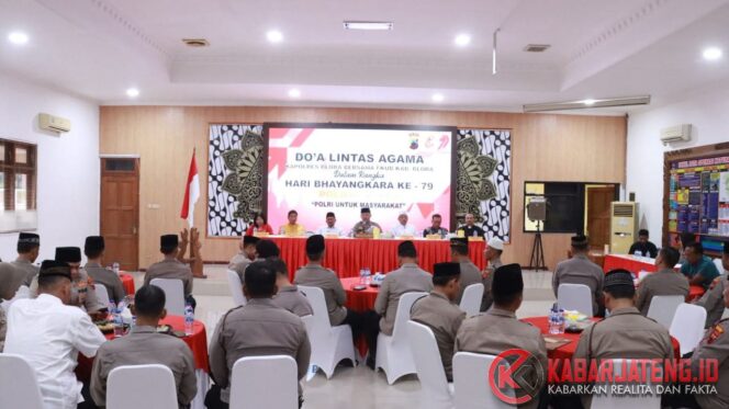 
					Polres Blora dan FKUB Gelar Doa Lintas Agama