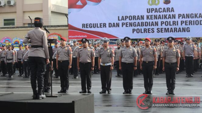 
					Polres Semarang Berikan Kenaikan Pangkat untuk 61 Personel di Hari Bhayangkara ke-79