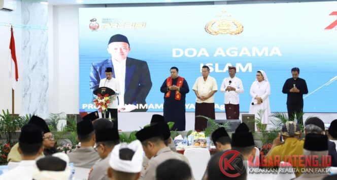 
					Doa Bersama Lintas Agama Warnai Peringatan Hari Bhayangkara ke-79 di Polda Jateng