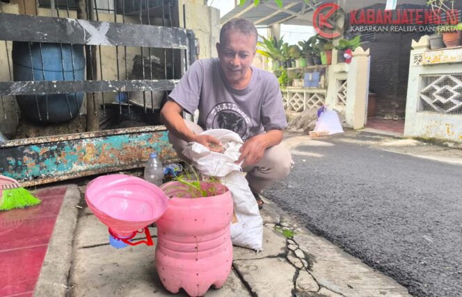 
					Inovatif! Kis Gantoro Ubah Sampah Organik Rumah Tangga Jadi Media Tanam Siap Pakai