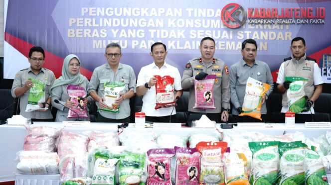 
					Satgas Pangan Polri Amankan 201 Ton Beras Tak Sesuai Standar Mutu dan Takaran