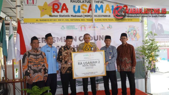 
					Wali Kota Tegal Resmikan Gedung Baru RA Usamah 2, Dorong Pendidikan Anak Usia Dini yang Berkualitas