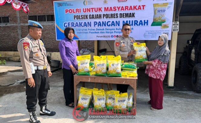
					Polres Demak Salurkan 3,5 Ton Beras Melalui Pasar Murah Serentak di Seluruh Polsek