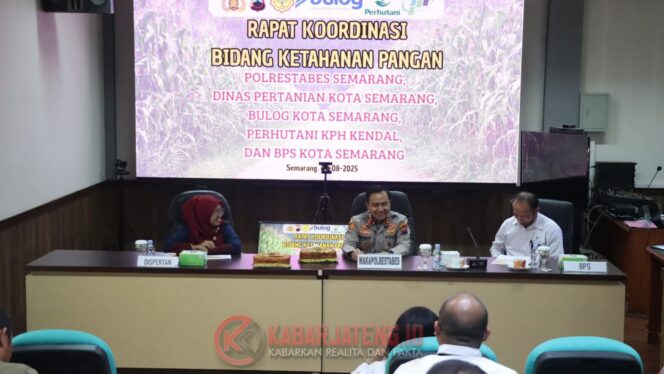 
					Polrestabes Semarang Fasilitasi Koordinasi Ketahanan Pangan: Bahas Strategi dan Sinkronisasi Data Produksi Jagung