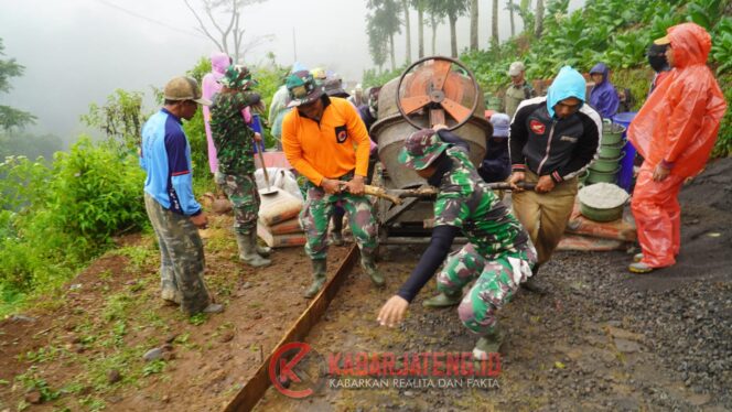 
					Semangat Tak Surut, TMMD ke-125 Kodim Temanggung Tetap Berjalan Meski Dihadang Kendala