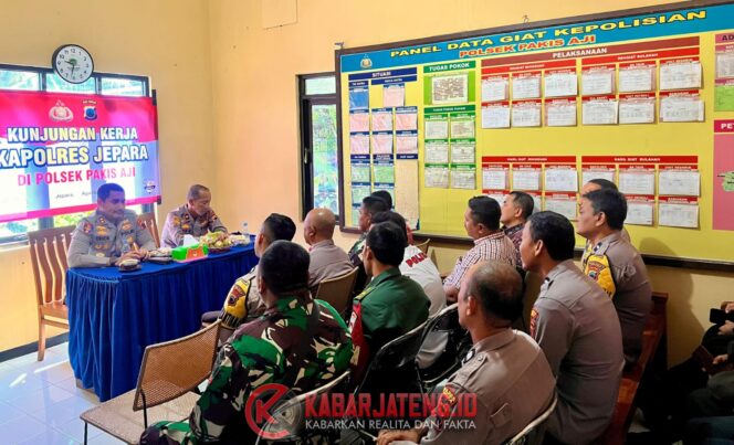 
					Kapolres Jepara Dorong Sinergi Tiga Pilar, Ajak Bersama Jaga Kamtibmas di Pakis Aji