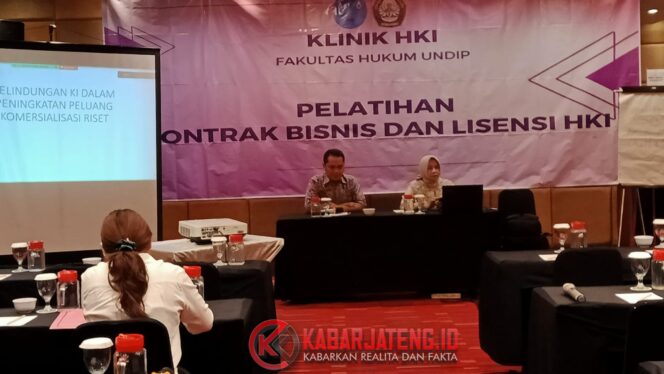 
					Kemenkumham Jateng dan Undip Gelar Pelatihan Kekayaan Intelektual