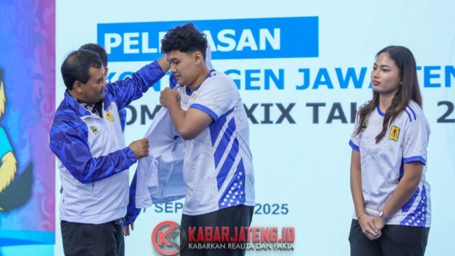
					Gubernur Ahmad Luthfi Lepas Kontingen Jateng ke Pomnas XIX: Raih Prestasi, Targetkan Juara Umum