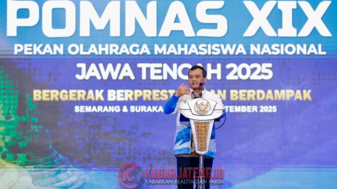 
					3.065 Atlet Mahasiswa Berlaga di Pomnas XIX, Gubernur Ahmad Luthfi: Olahraga Satukan Bangsa