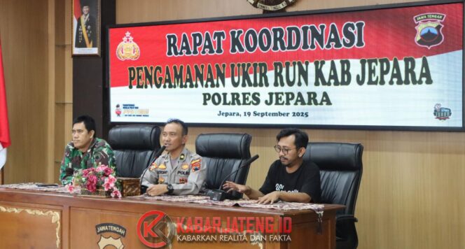 
					Polres Jepara Gelar Rapat Koordinasi Pengamanan Ukir Run 2025
