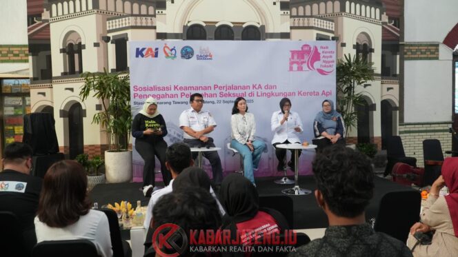 
					KAI Daop 4 Semarang dan IRPS Gelar Talkshow Cegah Pelecehan Seksual di Stasiun Tawang