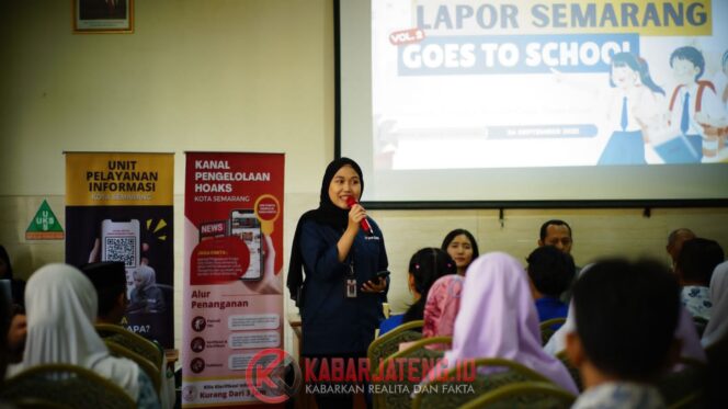 
					Pemkot Semarang Edukasi Pelajar Tekan Prank Call 112 Lewat Program Lapor Semarang Goes to School