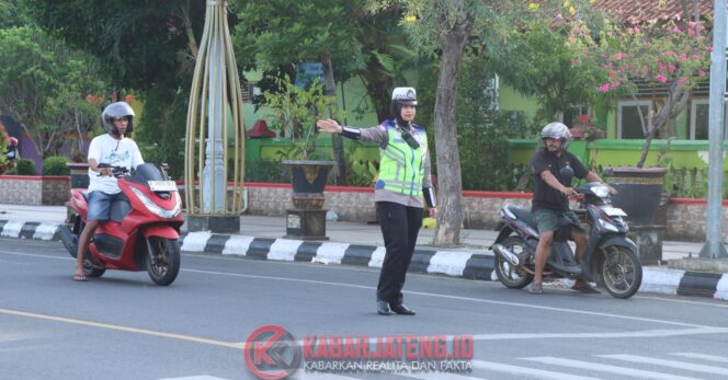 
					Polres Jepara Gelar AG Pagi, Jaga Kelancaran Lalu Lintas dan Keselamatan Warga
