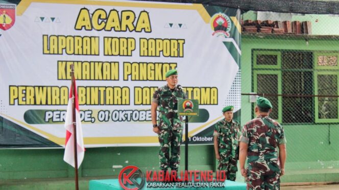 
					48 Prajurit Kodim 0713/Brebes Terima Kenaikan Pangkat, Dandim Tekankan Tanggung Jawab Moral