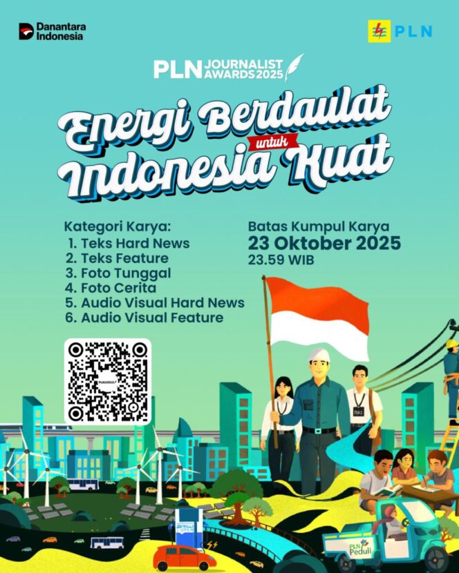 
					PLN Journalist Awards 2025 Resmi Dibuka, Ajang Apresiasi Jurnalis Penggerak Literasi Energi