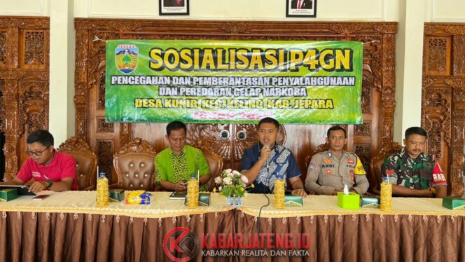 
					Polres Jepara Gencar Sosialisasikan P4GN di Desa Kunir untuk Cegah Peredaran Narkoba