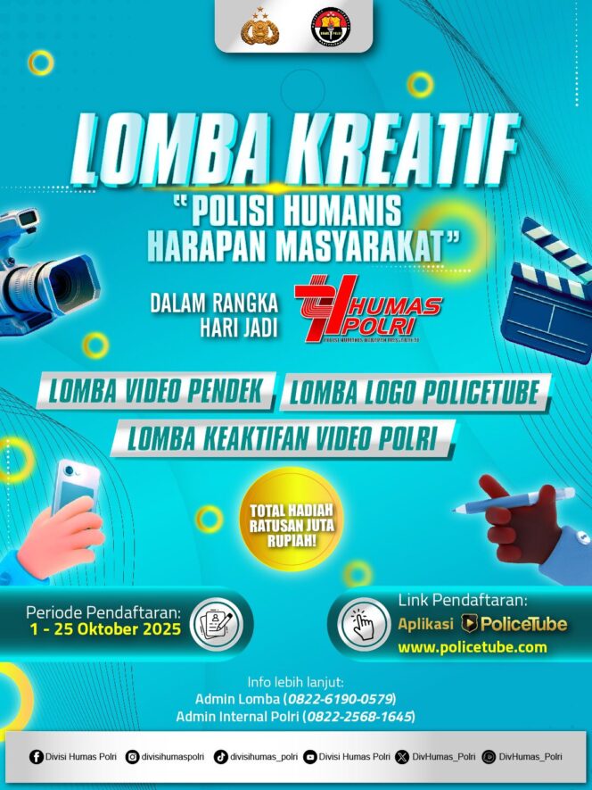 Polda Jateng Ajak Masyarakat Ikut Lomba Kreatif Sambut HUT ke-74 Humas Polri