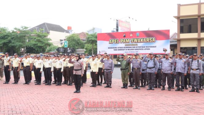 
					Apel Pam Swakarsa 2025 di Polres Jepara Teguhkan Sinergi Polri dan Masyarakat Jaga Kamtibmas
