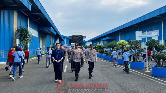 Apel Akbar Kebangsaan Buruh, Polres Jepara Ajak Serikat Pekerja Jaga Stabilitas Kamtibmas