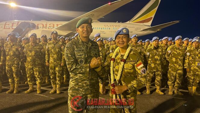 
					Prajurit Garuda Kembali ke Tanah Air Usai Tuntaskan Misi Perdamaian Dunia