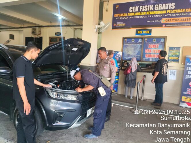 
					Pelayanan Cek Fisik Cepat dan Tertib, Samsat Kota Semarang 2 Tingkatkan Kenyamanan Wajib Pajak