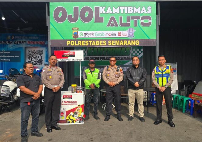 
					Satlantas Polrestabes Semarang Jalankan Program “Ojol Auto Kamtibmas” Sebagai Implementasi Arahan Kapolri
